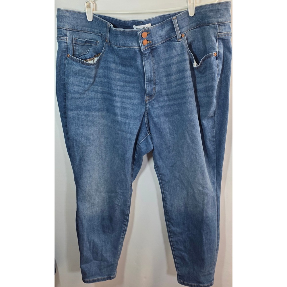 Lane Bryant PLus Size 26S 26 S Short Denim Jeans Tighter Tummy‎ Skinny High Rise - Picture 2 of 10